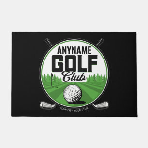 Paillasson NOM personnalisé Golfing Pro Golf Club Player