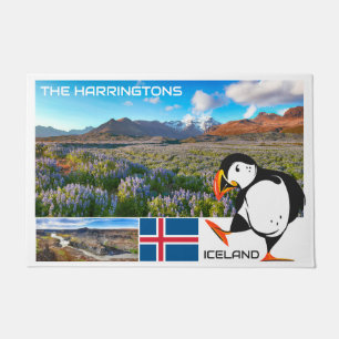 Paillasson Nom personnalisé Islande