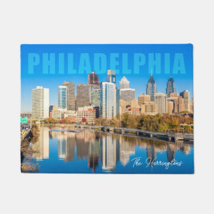 Paillasson Nom personnalisé Philadelphia Pennsylvanie