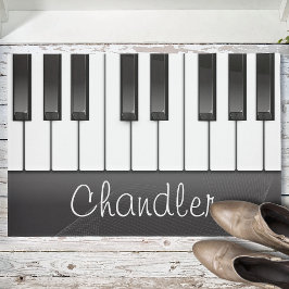 Paillasson NOM personnalisé Pianist Piano Keys professeur de 