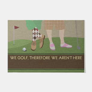 Paillasson Nous Golf, donc nous ne sommes pas ici