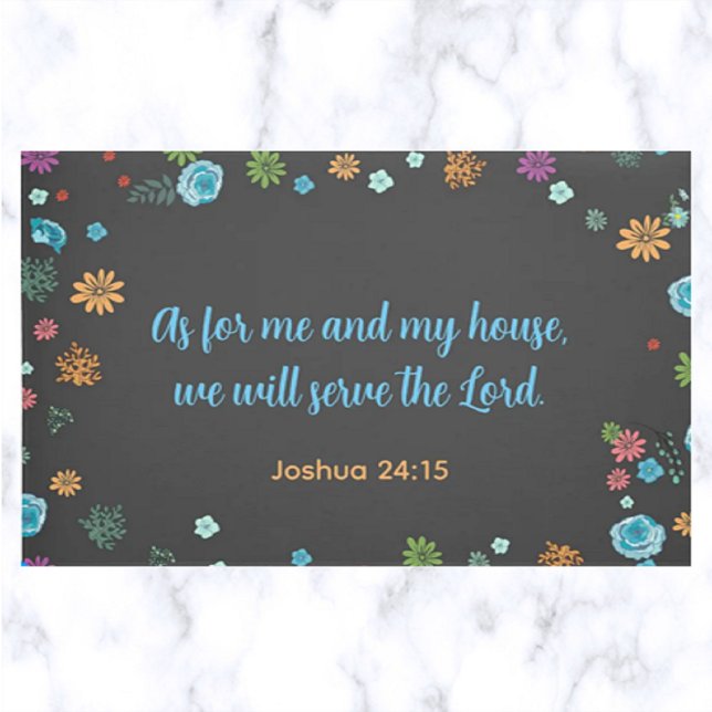 Paillasson Nous Serons Le Seigneur (Créateur téléchargé)