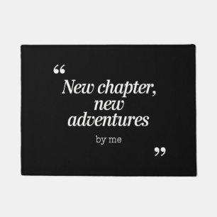 Paillasson Nouveau chapitre, New Adventures Design by Me