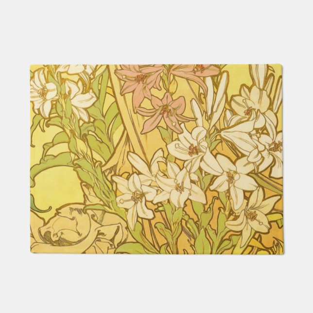 Paillasson Nouvelle Lily flowers (Devant)