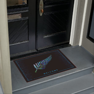 PAILLASSON NOUVELLE-ZÉLANDE FERN SIMPLE PAUA DOORMAT