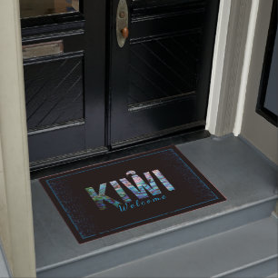 PAILLASSON NOUVELLE-ZÉLANDE KIWI SIMPLE PAUA DOORMAT