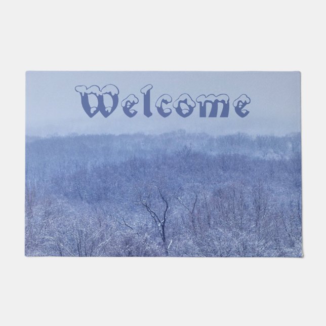 Paillasson Nuances de bleu (Devant)