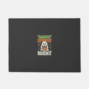 Paillasson Nuit de chasse aux bonbons d'Halloween