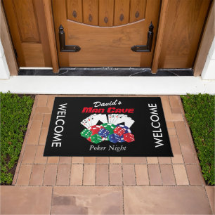 Paillasson Nuit de poker à Man Cave