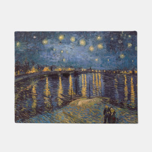 Paillasson Nuit étoilée sur le Rhône par Vincent Van Gogh