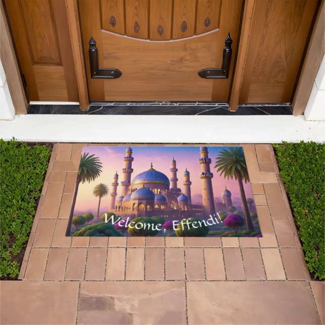 Paillasson Oasis of the Minaret Castle Bienvenue (De plein air)