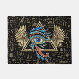 Paillasson OEil égyptien de Horus - Ornement de Wadjet