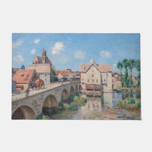 Paillasson OEuvre d'Alfred Sisley - Le Pont de Moret (Devant)