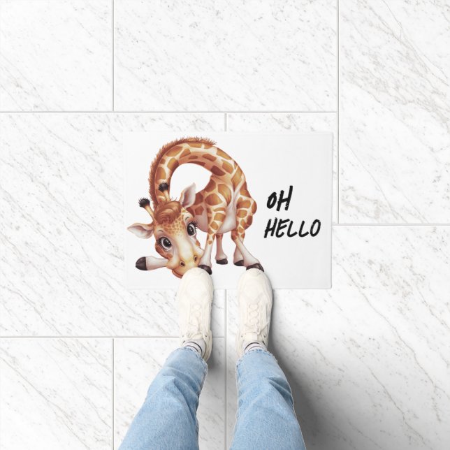 Paillasson Oh Bonjour Giraffe (Intérieur)