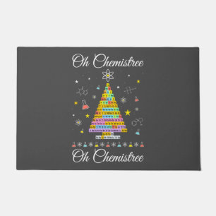 Paillasson Oh Chemistree coloré éléments de tableau périodiqu