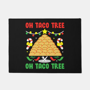 Paillasson Oh Taco Tree Food mexicain Taco Lover Noël