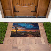 Oiseaux Crows of Desert Paysage Sud-ouest