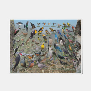 Paillasson Oiseaux Jardins de l'intérieur de la Colombie-Bri
