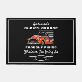 Paillasson Oldies Garage Camion N'Importe Quel Nom Drôle Dire