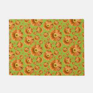 Paillasson Orange de marguerite de bruit