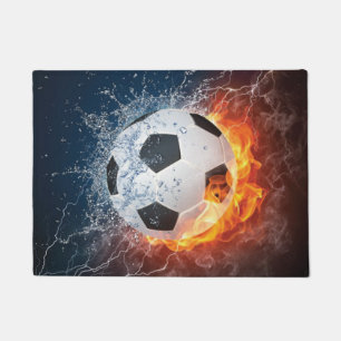 Paillasson Oreiller de lancer balle de football/soccer enflam