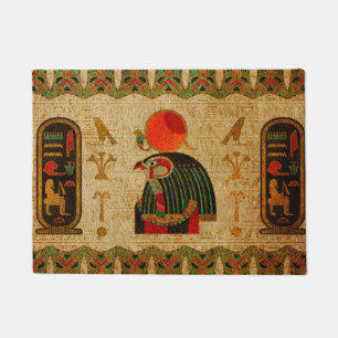 Paillasson Ornement de Horus d'Egyptien sur le papyrus