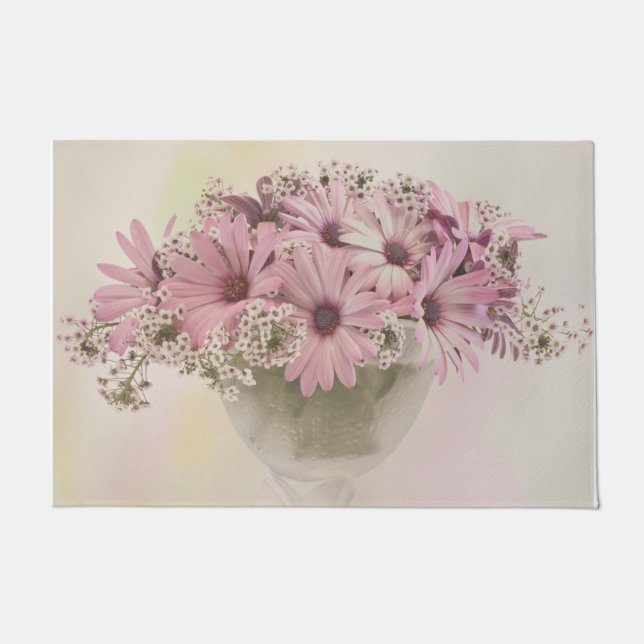 Paillasson Ostéospernum rose (Devant)