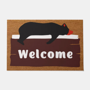 Paillasson Ours Bienvenue Mat, Porte d'ours, Ours Lover Cadea