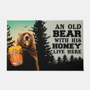 Paillasson Ours Bienvenue Mat, Porte d'ours, Ours Lover Cadea