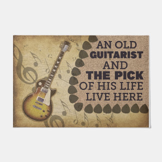 Paillasson Paillasse, Cadeau Pour Guitariste
