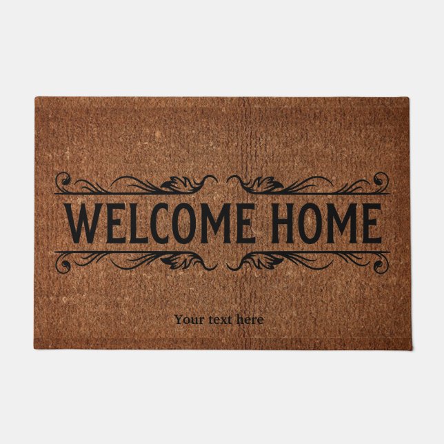 Paillasson Paillette Home de bienvenue (Devant)