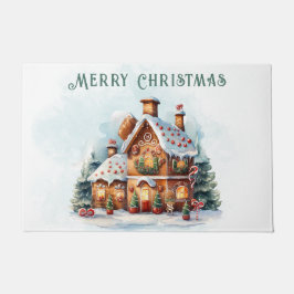Paillasson Pain d'épices Maison de Noël Panier de Noël
