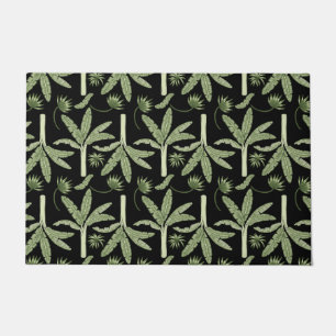 Paillasson palmiers tropicaux sans couture motif