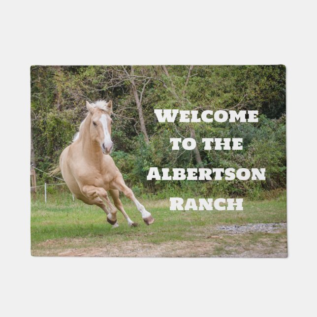 Paillasson Palomino Horse (Devant)