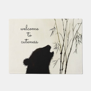 Paillasson Panda Silhouette