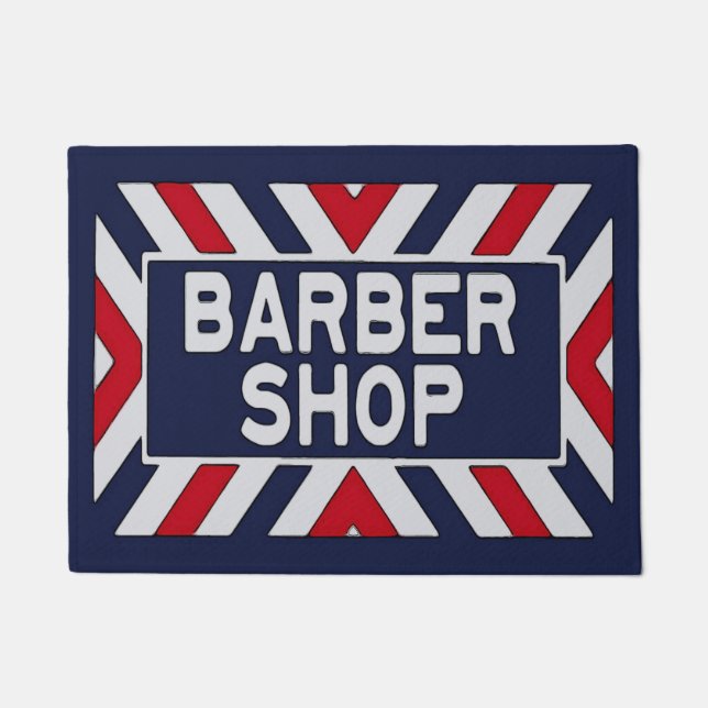 Paillasson Panneau Barbershop 3 (Devant)