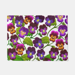Paillasson Panseuse violette Jardin Pansy