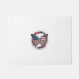 Paillasson Papillon Patriotique Gravure Vintage Vector Design