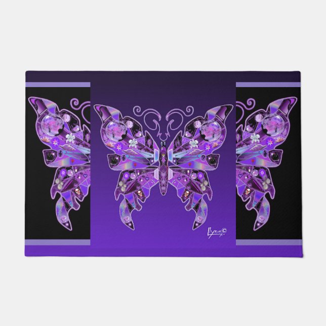Paillasson Papillon pourpre 31 (Devant)