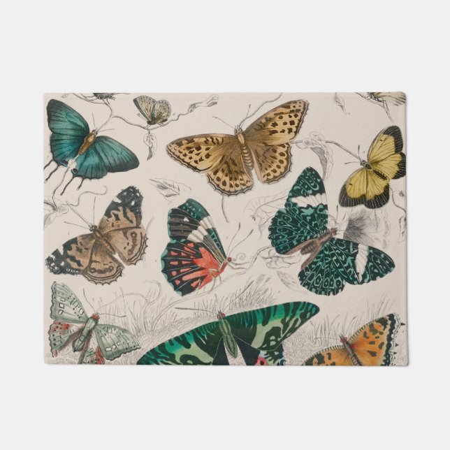 Paillasson Papillons Collection Antique Papillons (Devant)