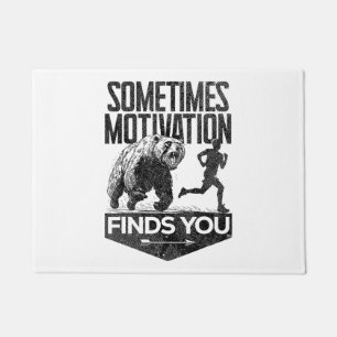 Paillasson Parfois, Motivation Trouve Vous Drôle Courir Motiv