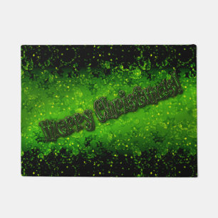 Paillasson Parties scintillant brillant vert pâle paillettes 