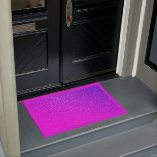 Paillasson Parties scintillant violet rose chaud étincelant