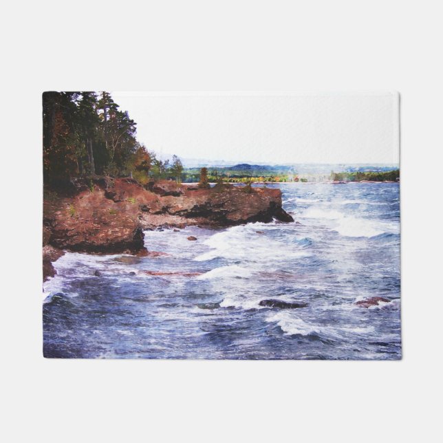 Paillasson Paysage de la péninsule supérieure (Devant)