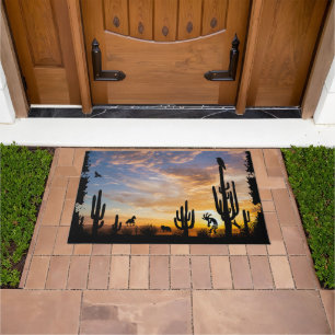 Paillasson Paysage désertique Sud-ouest Kokopelli Doormat