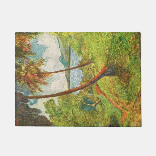 Paillasson Paysage tropical en Martinique (Charles Laval) (Devant)