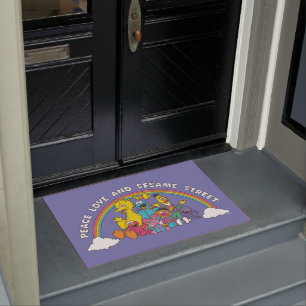Paillasson Peace, Love and Sesame Street