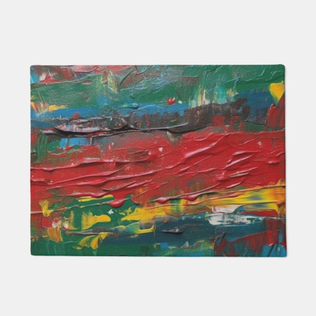 Paillasson Peint coloré (Devant)