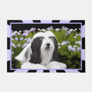 Paillasson Peinture à collie à poils - Joli art original de c