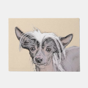 Paillasson Peinture Chinoise sans cheveux peint art original 